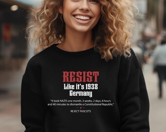 Resist Sweatshirt, Feminist Sweatshirt, Strong Women Sweatshirt, Political Protest Sweatshirt,Abortion Rights Sweatshirt,Equality Sweatshirt