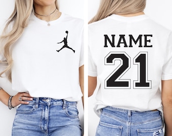 Customized Basketball T-Shirt, Your Name Basketball T Shirt, Custom Basketball Shirt, Basketball Gift Shirt,  Basketball Player Name Shirt