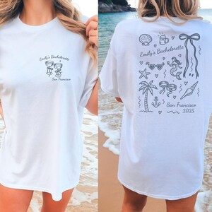 Comfort Colors® Mermaid Bachelorette Shirts, Beach Bachelorette T Shirts, Mermaid Bach Shirt, Coastal Bachelorette Tees, Tropical Bach Party