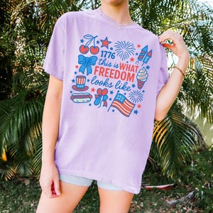 Comfort Colors® 4th of July Shirt, Fourth of July T-Shirt, USA Shirt, Independence Day, Patriotic American Shirt, Memorial Day Outfit