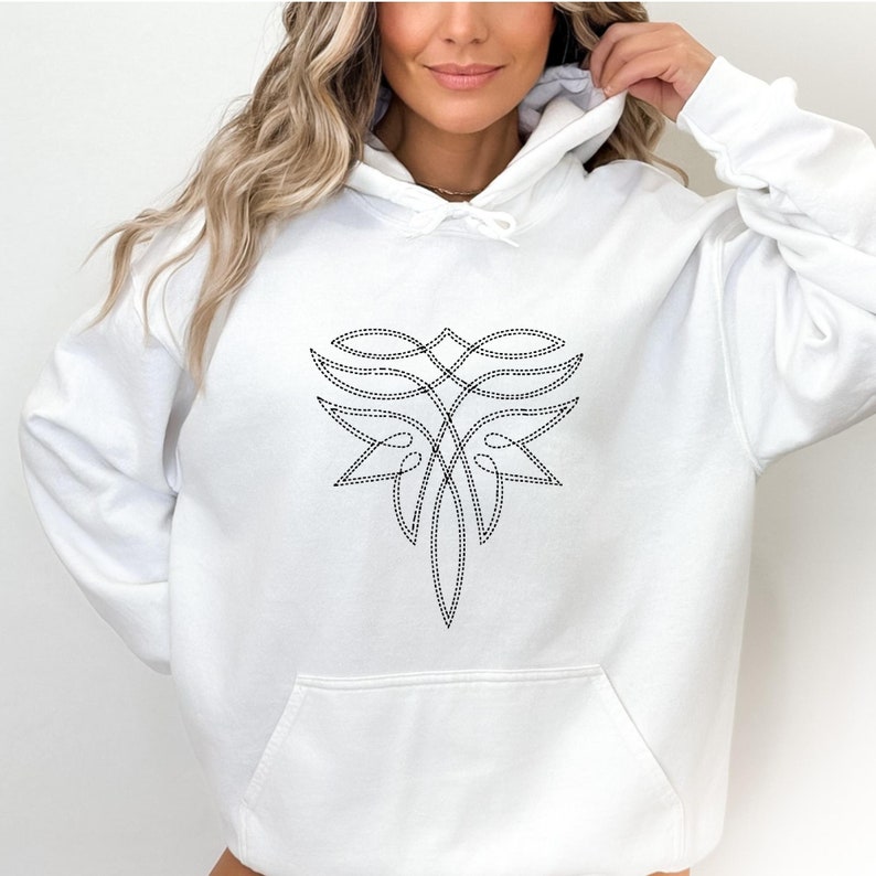 Boot Stitch Hoodie, Western Graphic Hoodie, Trendy Cowgirl Hoodie, Rodeo Hoodie, Nashville Girls Trip, Cowgirl Hoodie, Western Hoodie