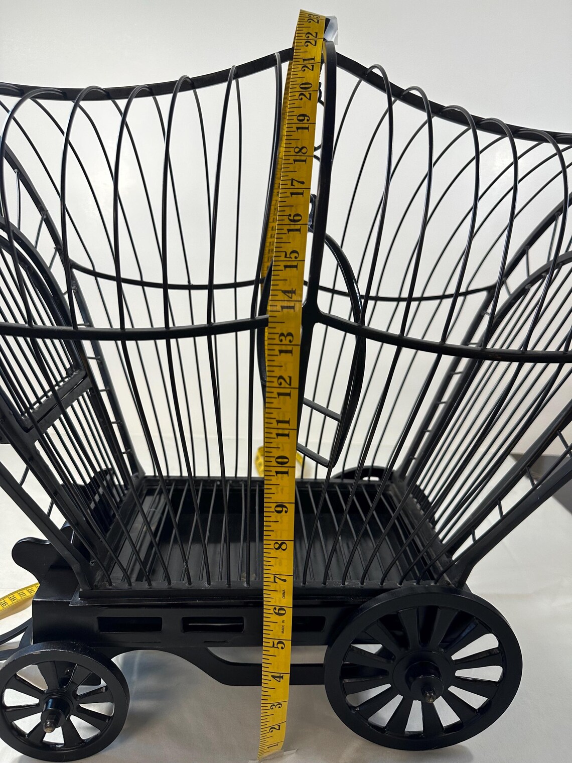 Curated Bird Birdcage Carriage Wheel Design Gallery View 36