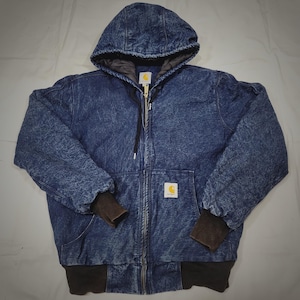 ジャケット・アウター m6823 in the attic Y2K denim jacket XL Ecko Unltd Y2K Blue Denim Jacket Men's Large Streetwear Hip