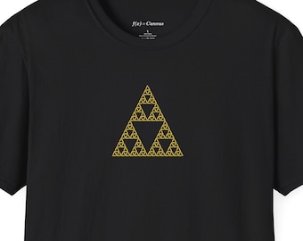 Sierpiński Triangle -  T-Shirt, Softstyle, Unisex, Geometric Lines, Minimalism