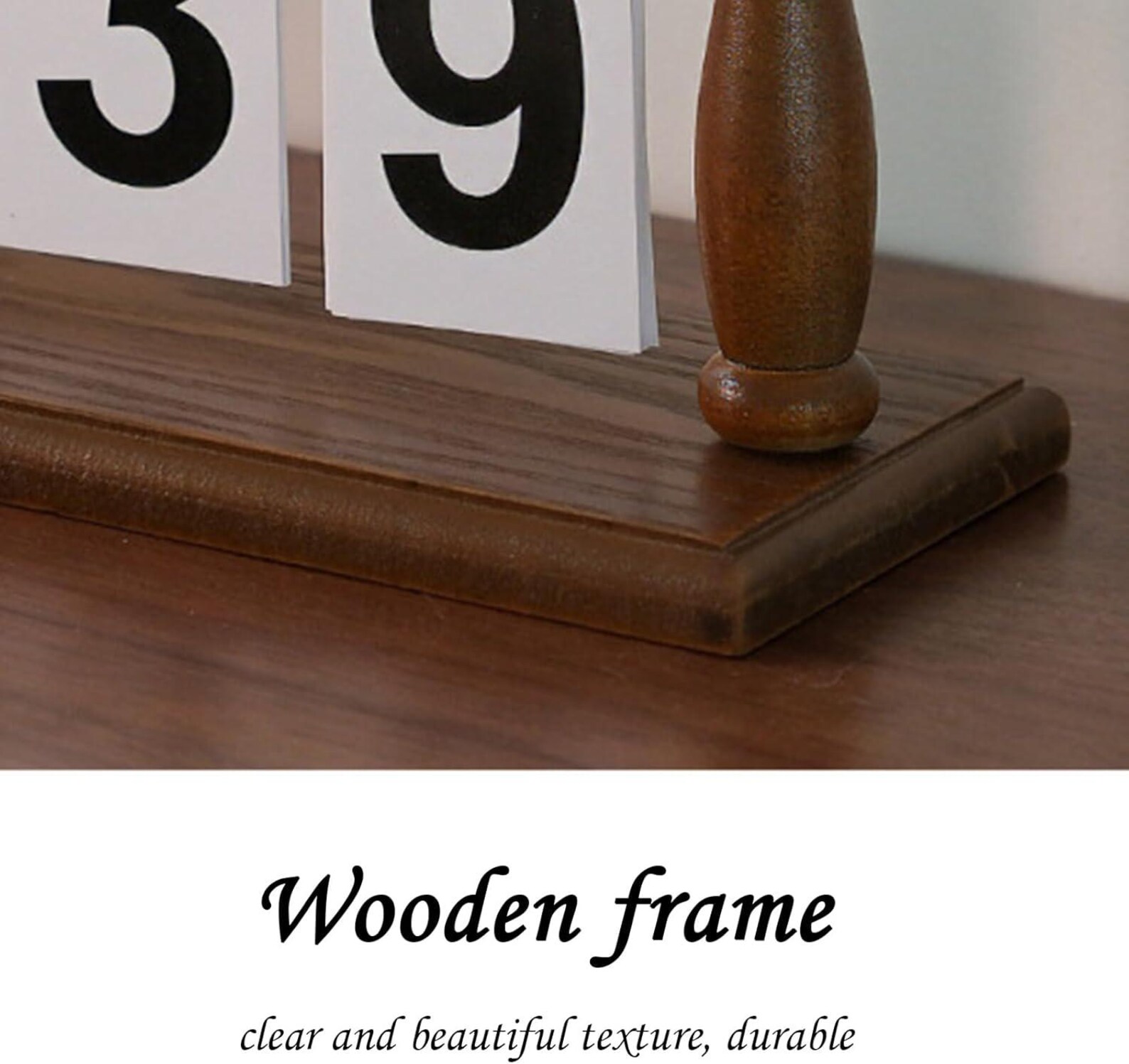 Vintage Wooden Perpetual Flip Calendar, Farmhouse Desk Decor - Etsy