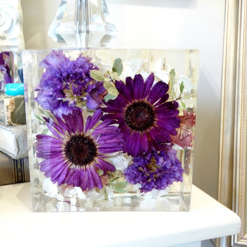 Flower Preservation in Resin Wedding Flower Keepsake Made Etsy