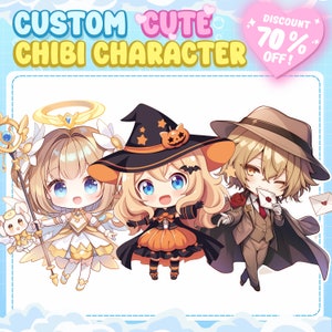Custom Chibi Anime | Chibi Character| Chibi Pfp | Cute Chibi Commission | Chibi Illustration | Fanart Chibi | Chibi Anime Style | Chib Art