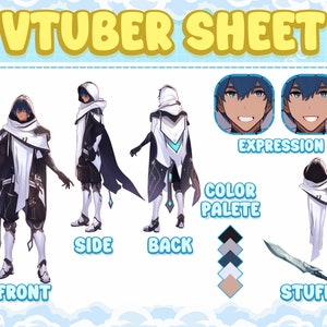 Reference Sheet for Your Avatar and Vtuber Model | Character Sheet | Vtuber Model | VRchat | Furry Art, Custom Character Reference Sheet For Your Avatar | Custom Reference Sheet | Anime Reference Sheet | Character Sheet | Vtuber Reference Sheet