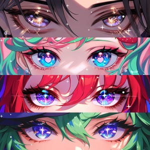 Custom Eye Banner | Custom Twitch Banner | Twitch banner | High Resolution | Banner Design | Twitter | Youtube | Discord | Anime Ilustration