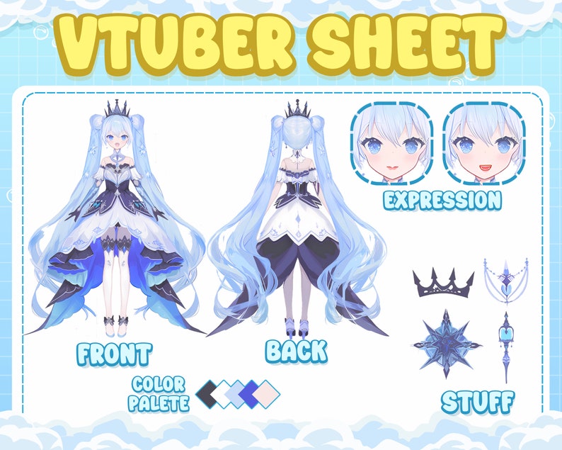 Reference Sheet for Your Avatar and Vtuber Model | Character Sheet | Vtuber Model | VRchat | Furry Art, Custom Character Reference Sheet For Your Avatar | Custom Reference Sheet | Anime Reference Sheet | Character Sheet | Vtuber Reference Sheet