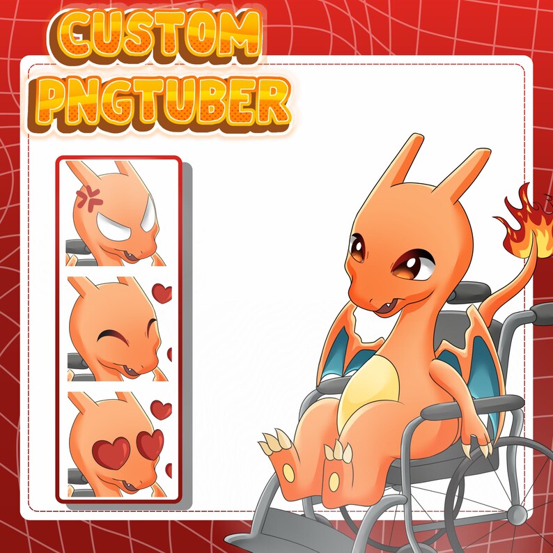 Custom Pngtuber Model, Animated Twitch Avatar Commission, Veadotube ...