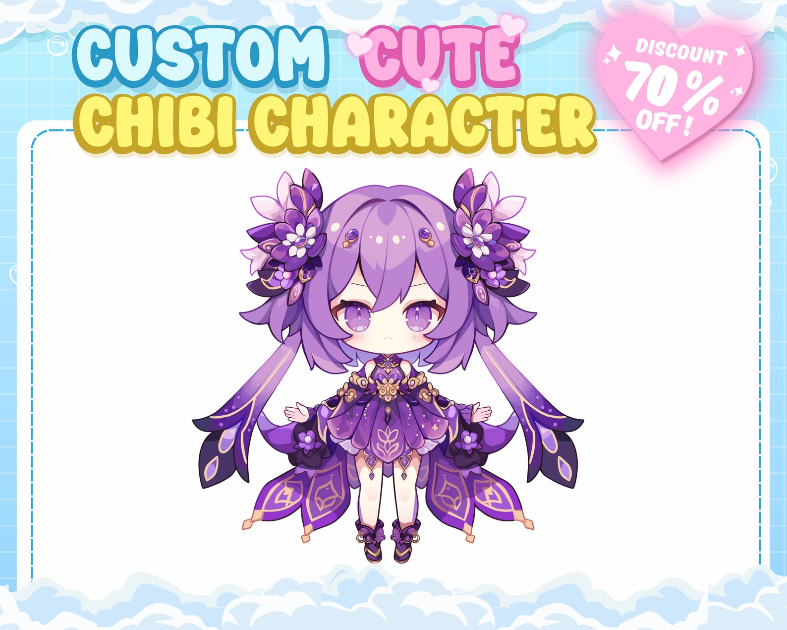 Custom Chibi Anime | Chibi Character| Chibi Pfp | Cute Chibi Commission ...