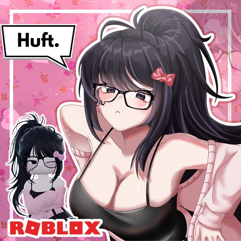 Roblox Art, Roblox Commission, Roblox Avatar, Fan Art, Gamer PFP, Roblox Gift, Digital Drawing, Roblox Game, Character Design, Custom Avatar, Roblox Portrait, Hand Drawn, Roblox YouTube Art