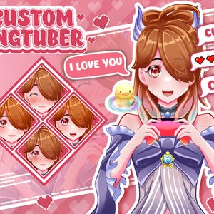 CUSTOM PNGTUBER | PNGtuber Character | PNGtuber Commissions | PNGtuber for Streamer | PNGtuber Model | PNG Model | PNGtuber Anime | PNGtuber