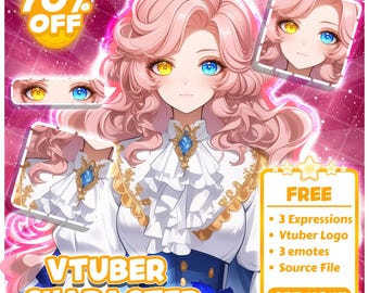 Custom VTuber Model Live2D Commission | Bring Your VTuber Character to Life!