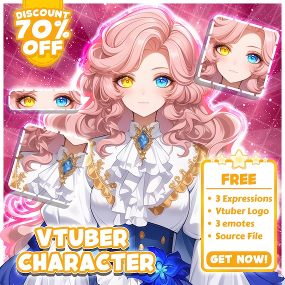 Custom VTuber Model Live2D Commission | Bring Your VTuber Character to Life!