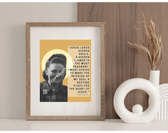 Cartel de Santa Faustina