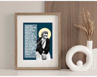 Santa Madre Teresa Póster