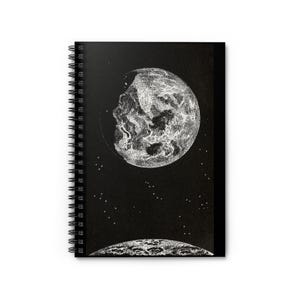 Celestial Spiral Notebook - Ruled Line, Perfect for Dreamers, Writers, Journalers, Space Lovers, Inspirational Gift, School Supplies