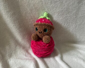 Un pote aux fraises enrobé de chocolat|MOTIF UNIQUEMENT|Motif Saint-Valentin
