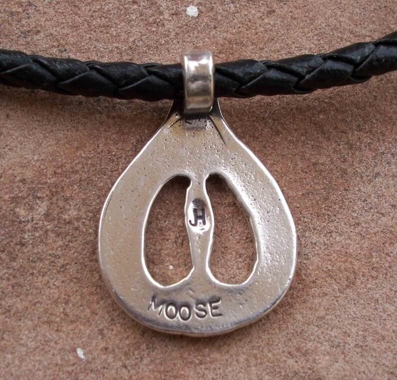 Moose Hoof Print Necklace choker Etsy