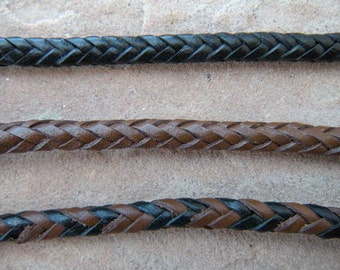 8 Strand Hand Braided Leather Cord