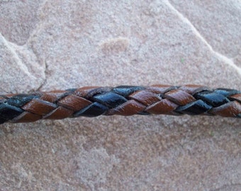 6-Strand Hand braided Leather cord