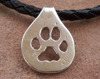 Wolf Paw Print Necklace/Choker