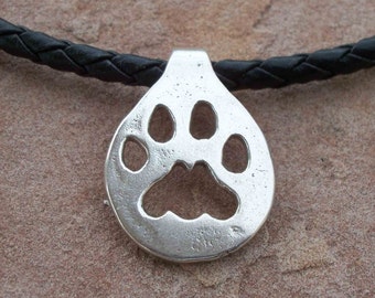 Mountain Lion Paw Print Necklace/Choker
