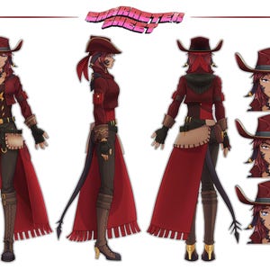 Personalisierter Charakterbogen für Originalcharaktere | Individuelle Anime-Referenzseite | VTuber OC Designpaket