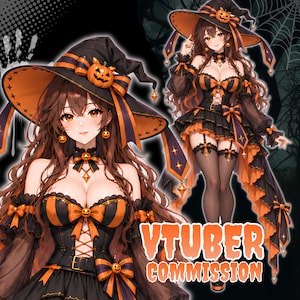 Custom Live2D VTuber Model Commission | Anime Style Digital Illustration, Rigging Service