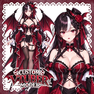 Custom Live2D VTuber Model Commission | Anime Style Digital Illustration, Rigging Service