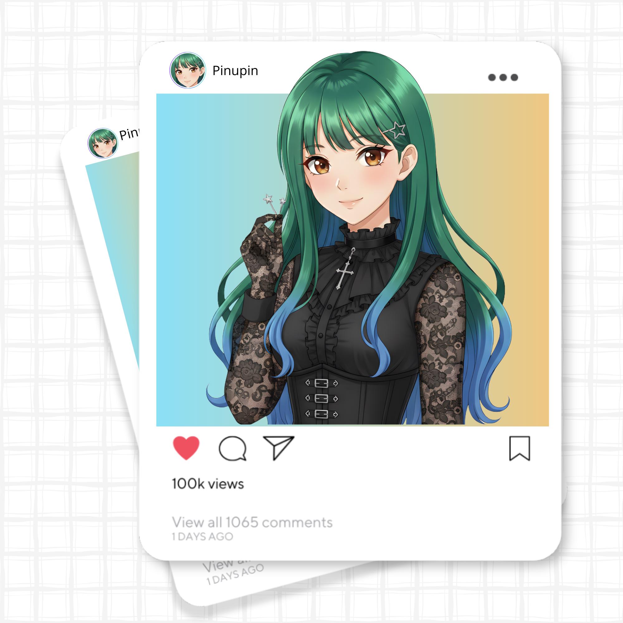 Custom Anime Avatar Design – Personalized PFP for Social Platforms and ...