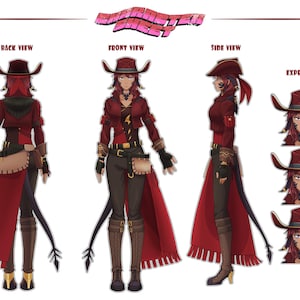 Personalized Character Sheet for Original Characters | Custom Anime Reference Page | VTuber OC Design Pack