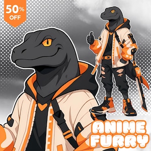 Custom Anime Furry Art | Personalized Anthro Character Illustration | Digital Commission