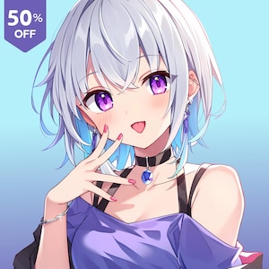 Custom Anime Profile Picture: Cartoon, Chibi Avatar for Twitch, Discord