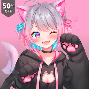 Custom Anime Profile Picture: VTuber Avatar for Twitch/Discord