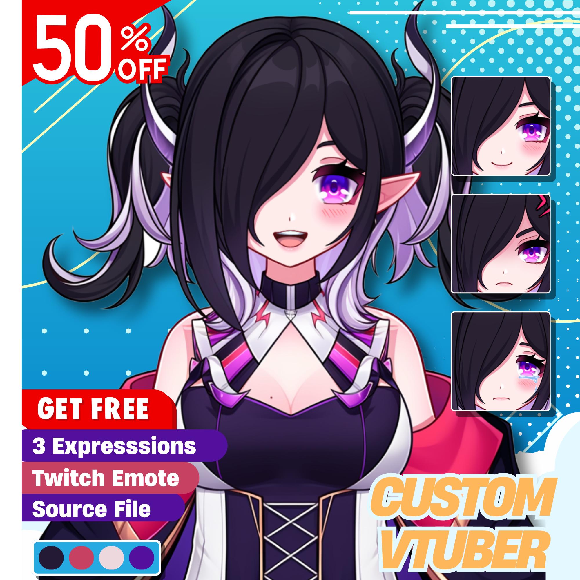 Custom Vtuber Model, Anime Avatar Commission, Live2d Rigging for Twitch ...