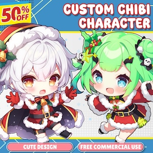 Custom Chibi Art | Cute Anime Portrait | Personalized Chibi Drawing | Kawaii Character Illustration | Digital Chibi Commission