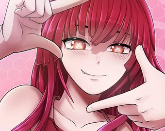 Custom Digital Anime PFP | Personalized Avatar Portrait | Anime Style Character | Cute Profile Illustration | Commissioned Drawing Art