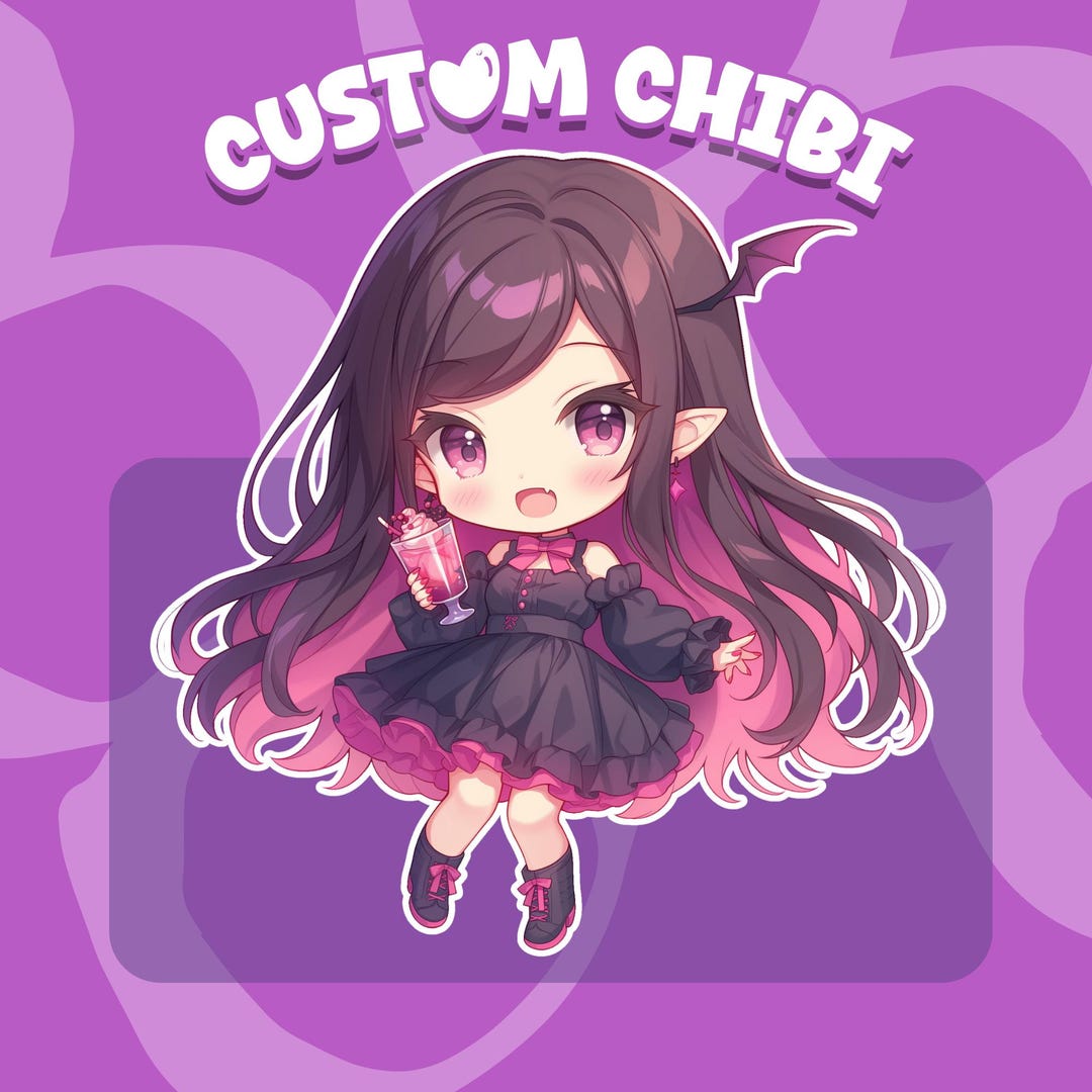 Chibi Avatar Commission – Custom Digital Character Illustration for ...