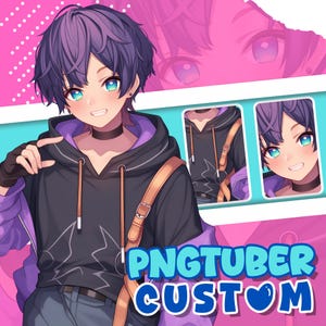Custom Pngtuber, Twitch Pngtuber, Pngtuber Design, Pngtuber, Giftuber For Veadotube Mini, Live2d model, Live2d Commission, Pngtuber Avatar