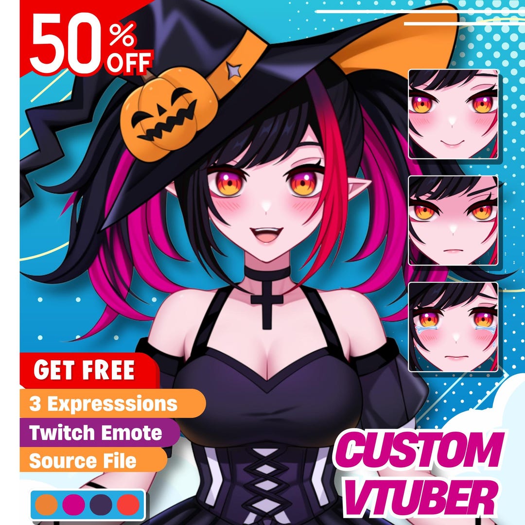 Anime Vtuber Avatar | Custom Digital Character | Personalized Streaming ...