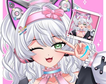 Custom Anime PFP and Streamer Avatar Commission
