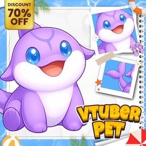 Custom Pet VTuber Model: Live2D Rigged Animal Avatar