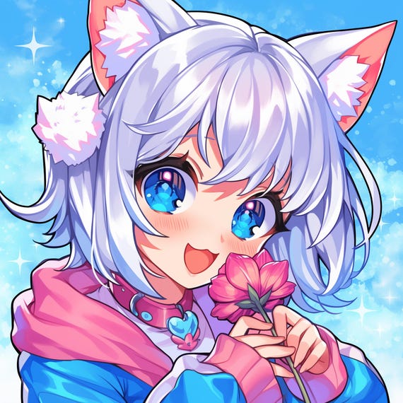Anime PFP Commission, Personalized Digital Portrait for Twitch, VTuber, Online Profiles and Personal Branding