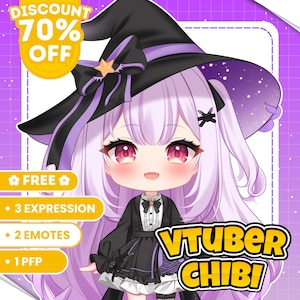 Custom Chibi Vtuber Model & Live2D Rigging: Personalized Avatar Commission