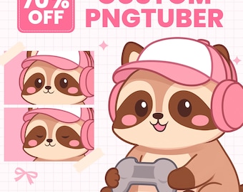 Aangepaste dieren-PNGTuber: geanimeerde avatar voor huisdierenstream