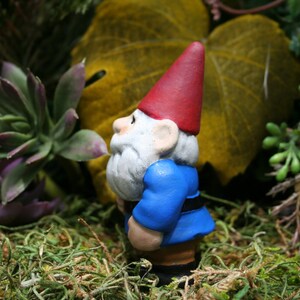 Miniature Garden Gnome Selfie Size Traveling Mini Pocket Gnome image 4