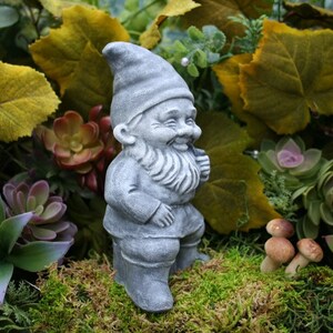 Garden Gnomes Vintage Style German Pipe Smoking Gnome image 3